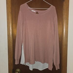 Dusty Rose Knit Pullover